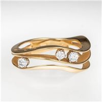 Anillo Annamaria Cammilli Mujer Dune in Oro amarillo Diamante 0.19 Ct GAN1007J-14 - GAN1007J-15